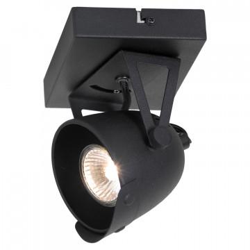 Потолочный светильник с регулировкой направления света Lussole Loft Montgomery LSP-9505, IP21, 1xGU10x50W, черный, металл