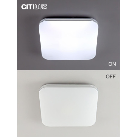 Потолочный светодиодный светильник с пультом ДУ Citilux Симпла CL714K330G, LED 33W 3000-5500K + RGB 2700lm - миниатюра 14