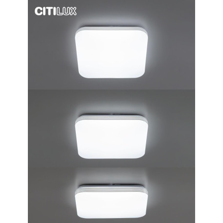 Потолочный светодиодный светильник с пультом ДУ Citilux Симпла CL714K330G, LED 33W 3000-5500K + RGB 2700lm - миниатюра 7