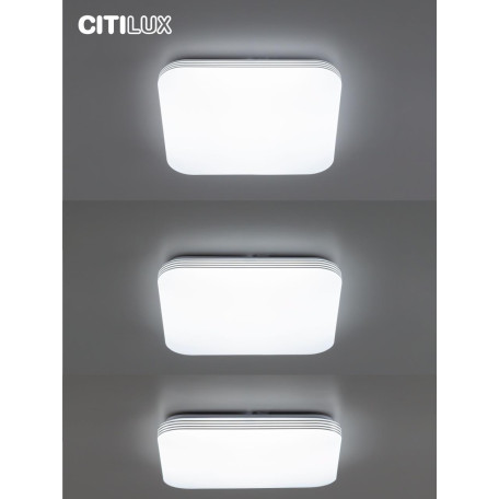 Потолочный светодиодный светильник с пультом ДУ Citilux Симпла CL714K480G, LED 48W 3000-5500K + RGB 4100lm - миниатюра 7