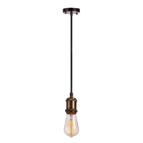 Подвесной светильник Loft It Holder LOFT1153, 1xE27x60W, черный с бронзовым, металл