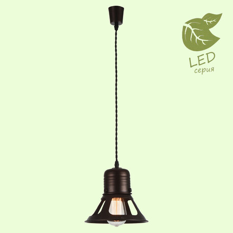 Подвесной светильник Lussole Loft Watertown GRLSP-9696, IP21, 1xE27x10W - миниатюра 1