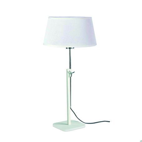 Настольная лампа Mantra Habana 5320+5322, белый, металл, текстиль