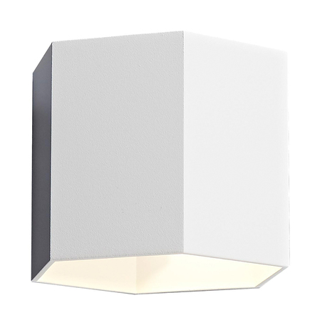 Настенный светильник Zumaline Polygon 20070-WH, 1xG9x40W, белый, металл