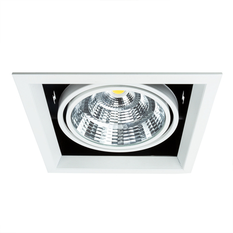 Встраиваемый светодиодный светильник Arte Lamp Instyle Merga A8450PL-1WH, LED 25W 4000K 2450lm