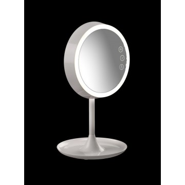 Косметическое зеркало с подсветкой Mantra Lady 6040, белый, металл, стекло - миниатюра 5
