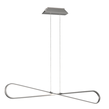 Подвесной светильник Mantra Bucle 5870, хром, белый, серебро, металл, пластик