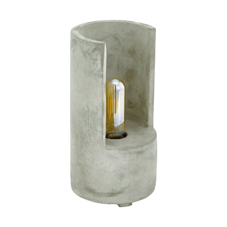 Настольная лампа Eglo Trend & Vintage Loft Lynton 49111, 1xE27x60W, серый, бетон