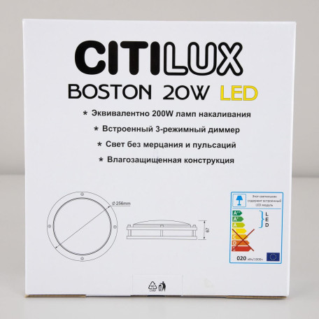 Потолочный светодиодный светильник Citilux Бостон CL709201N, IP44, LED 20W 4000K 1200lm - миниатюра 13