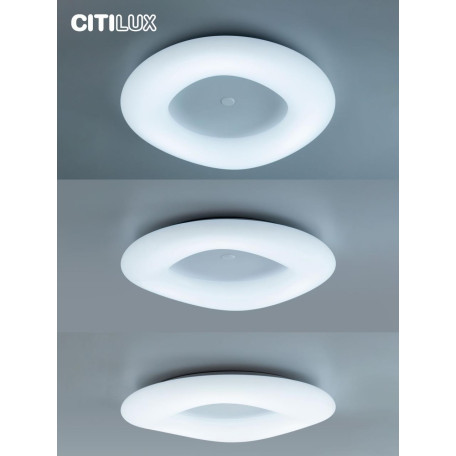 Потолочный светодиодный светильник с пультом ДУ Citilux Стратус Смарт CL732A800G, LED 115W 3000-5500K + RGB 10400lm - миниатюра 12