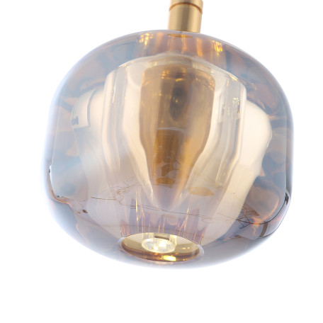 Подвесной светильник Crystal Lux BOX SP1 GOLD/AMBER 1272/201, 1xG9x8W - миниатюра 4