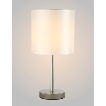Настольная лампа Crystal Lux SERGIO LG1 NICKEL 2900/501, 1xE14x60W - миниатюра 2