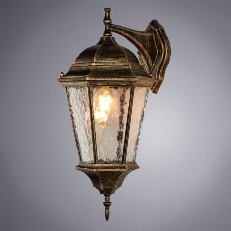 Настенный светильник Arte Lamp Genova A1204AL-1BN, IP44, 1xE27x75W - миниатюра 2