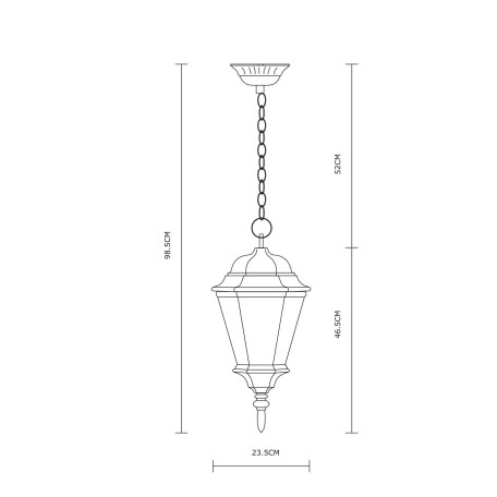 Схема с размерами Arte Lamp A1204SO-1BN
