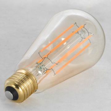 Светодиодная лампа Lussole Loft Edisson GF-L-764 E27 6W, 2700K (теплый), диммируемая - миниатюра 2