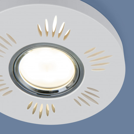 Встраиваемый светильник Elektrostandard Gypsum 2242 MR16 a047755, 1xG5.3x35W + LED 3W в зависимости от используемых лампочекlm CRIв зависимости от используемых лампочек - миниатюра 4