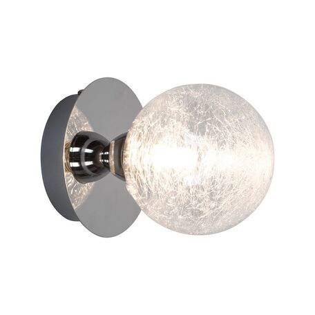 Настенный светильник Zumaline Brava CL16022-1, 1xG9x33W, хром, прозрачный, металл, стекло - фото 1