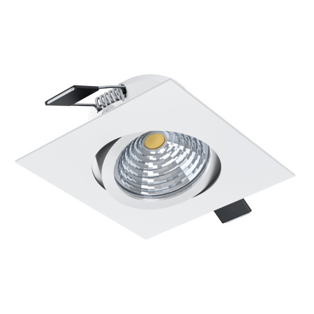 Встраиваемый светодиодный светильник Eglo Saliceto 98302, LED 6W 2700K 380lm, белый, металл