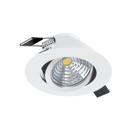 Встраиваемый светодиодный светильник Eglo Saliceto 98301, LED 6W 2700K 380lm, белый, металл