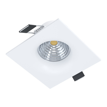 Встраиваемый светодиодный светильник Eglo Saliceto 98473, LED 6W 4000K 450lm, белый, металл - миниатюра 1