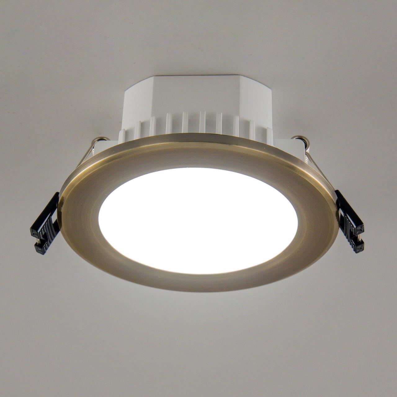 Встраиваемый светодиодный светильник Citilux Акви CLD008113V, IP44, LED 7W 3000-4000-5500K 600lm - фото 3