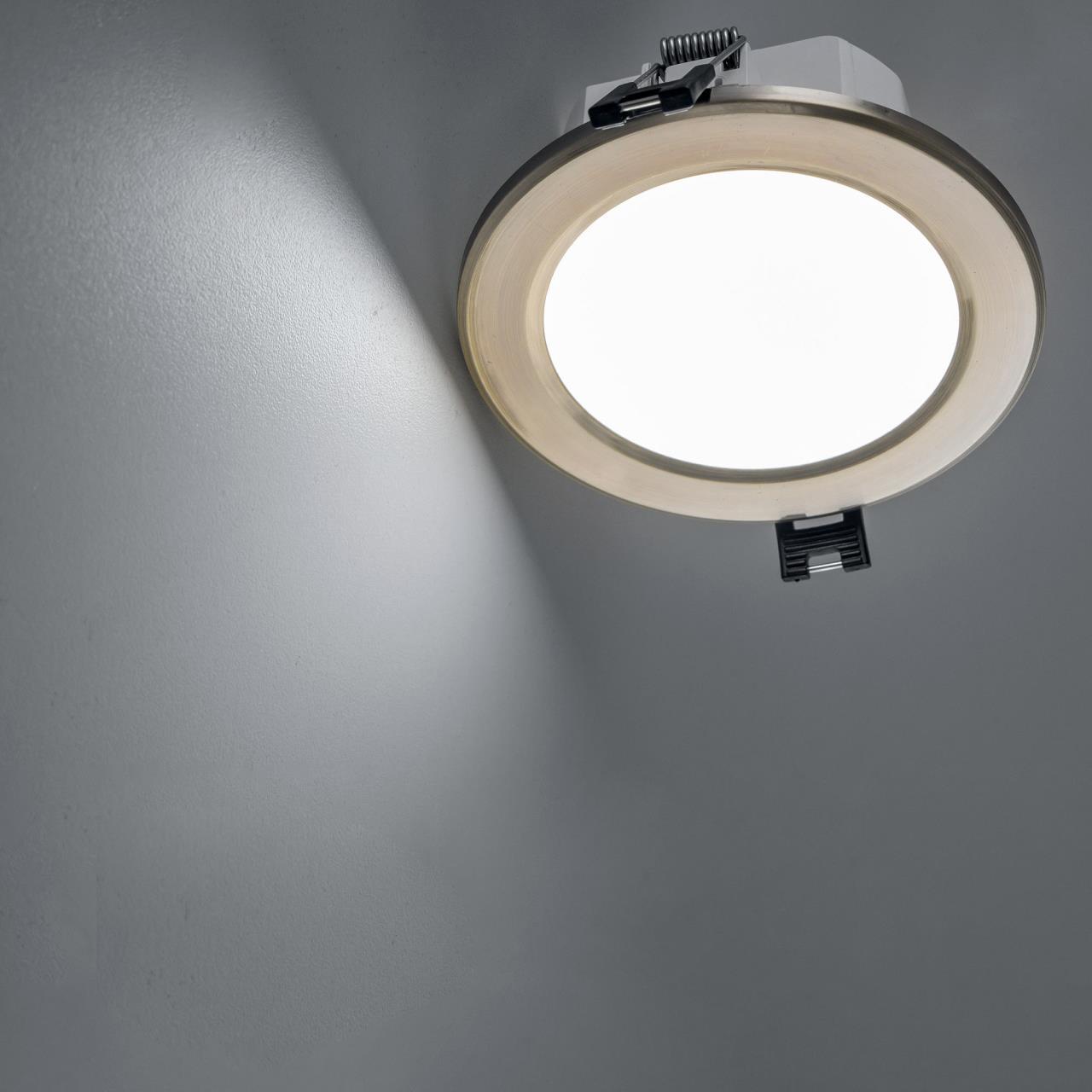 Встраиваемый светодиодный светильник Citilux Акви CLD008113V, IP44, LED 7W 3000-4000-5500K 600lm - фото 6