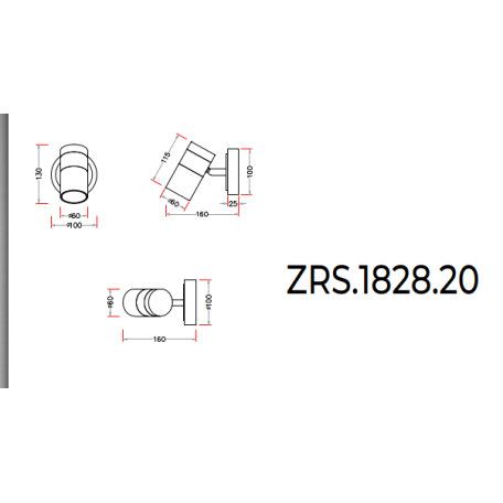 Схема с размерами Zortes ZRS.1828.20