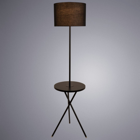 Торшер со столиком Arte Lamp Combo A2070PN-1BK, 1xE27x60W - фото 2
