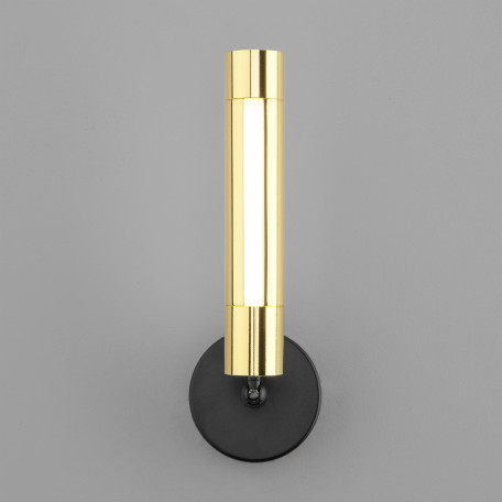 Настенный светодиодный светильник с регулировкой направления света Eurosvet Strong 20084/1 LED черный/золото (a047508), LED 7W 4200K 473lm CRI>80 - миниатюра 2
