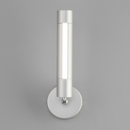 Настенный светодиодный светильник с регулировкой направления света Eurosvet Strong 20084/1 LED серебро (a047506), LED 7W 4200K 473lm CRI>80 - миниатюра 2