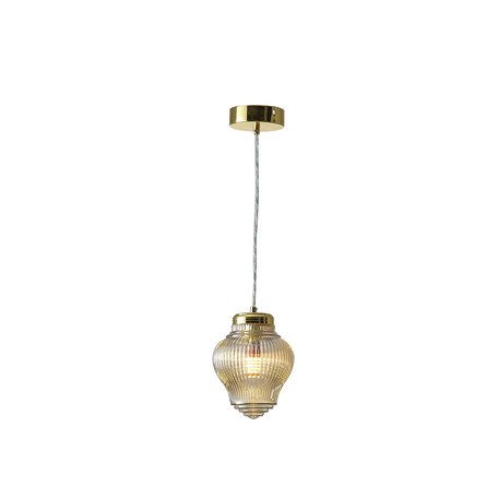 Подвесной светильник Newport 6140 6143/S gold/cognac, E27x1x100W (М0062460) - миниатюра 1