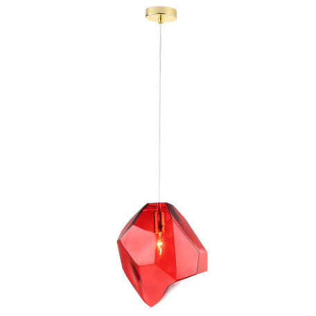 Подвесной светильник Crystal Lux NUESTRO SP1 GOLD/RED 3424/201, 1xE14x40W - миниатюра 1