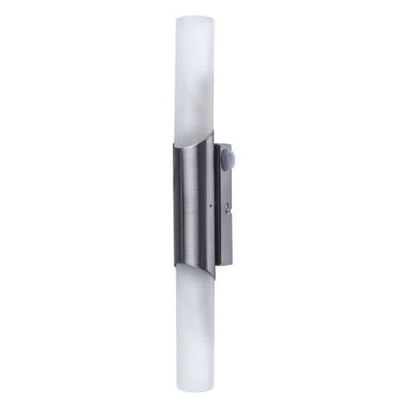 Настенный светильник Arte Lamp Aqua-Bastone A2470AP-2SS, IP44, 2xE14x40W, серебро, белый, металл, стекло