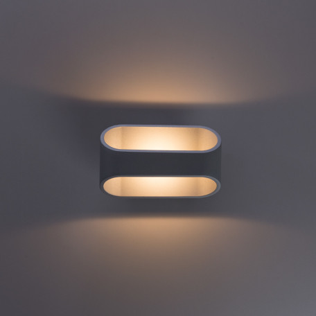 Настенный светодиодный светильник Arte Lamp Instyle Maniglia A1428AP-1GY, LED 3W 3000K 180lm CRI≥80 - миниатюра 4