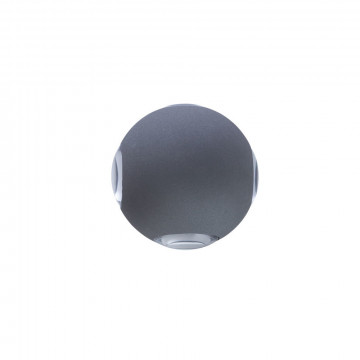 Настенный светодиодный светильник Arte Lamp Instyle Conrad A1544AL-4GY, IP54, LED 1W 3000K 320lm CRI≥80, серый, металл, пластик - миниатюра 2