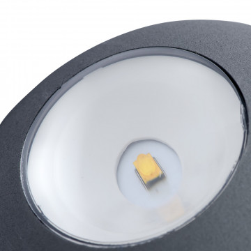 Настенный светодиодный светильник Arte Lamp Instyle Conrad A1544AL-4GY, IP54, LED 1W 3000K 320lm CRI≥80, пластик - фото 3