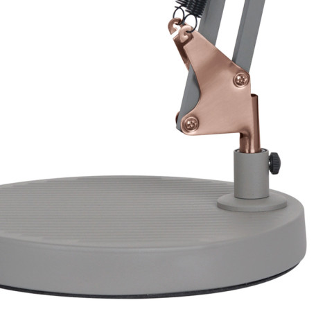 Настольная лампа Arte Lamp Pixar A2246LT-1GY, 1xE27x40W, серый, металл - миниатюра 5