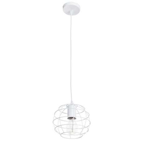 Подвесной светильник Arte Lamp Spider A1110SP-1WH, 1xE27x60W, белый, металл