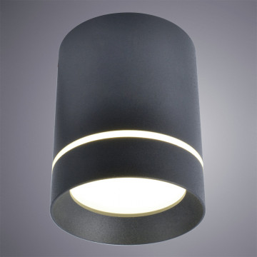 Потолочный светодиодный светильник Arte Lamp Elle A1909PL-1BK, LED 9W 4000K 450lm CRI≥70, пластик - миниатюра 2