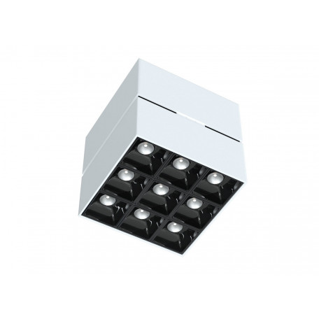 Потолочный светодиодный светильник с регулировкой направления света Donolux Fara DL18153SQ9W1WB, LED - миниатюра 2