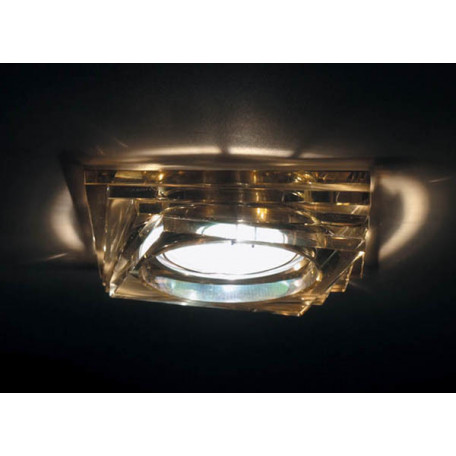 Встраиваемый светильник Donolux DL141CH/Shampagne gold, 1xGU5.3x50W