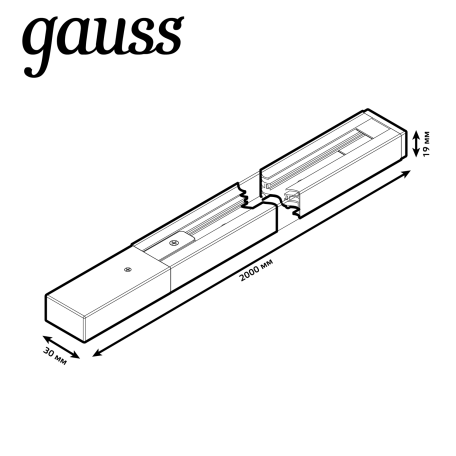 Схема с размерами Gauss TR102