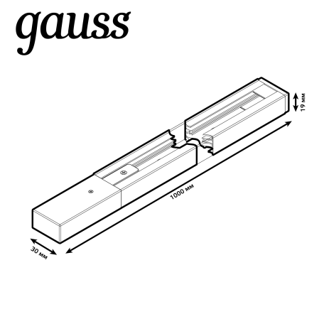 Схема с размерами Gauss TR103