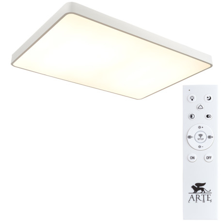 Потолочный светодиодный светильник с пультом ДУ Arte Lamp City Scena A2662PL-1WH, LED 140W 2700-4500K 9800lm CRI≥80 - миниатюра 2