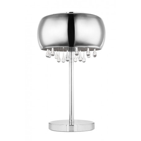 Настольная светодиодная лампа Globo Kalla 15809T, LED 28W, хром, дымчатый, прозрачный, металл, пластик, стекло - миниатюра 2