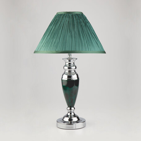 Настольная лампа Eurosvet Majorka 008/1T GR (зеленый) (00000019595), 1xE27x60W