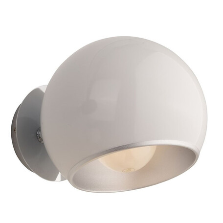 Настенный светильник Lumina Deco Aurora LDW 081013-200 WT, 1xE27x40W, белый с серебром