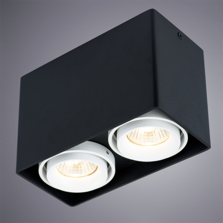 Потолочный светильник Arte Lamp Instyle Pictor A5655PL-2BK, 2xGU10x50W - миниатюра 2