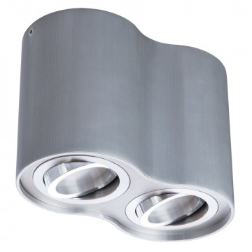 Потолочный светильник Arte Lamp Instyle Falcon A5644PL-2SI, 2xGU10x50W, серебро, металл