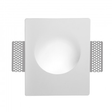 Встраиваемый светильник Arte Lamp Instyle Invisible A3113AP-1WH, 1xGU10x35W, белый, под покраску, гипс